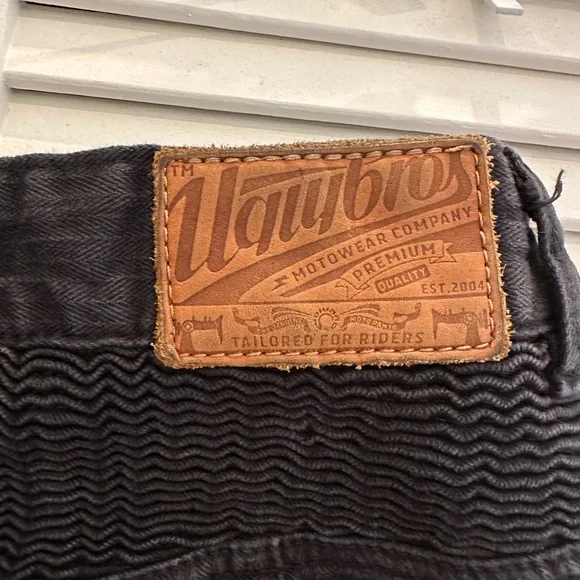 Uglybros Motorpool Black Motorcycle Riding Jeans